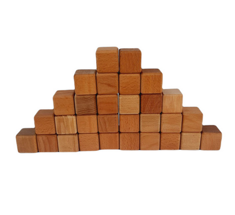 مکعب های چوبی